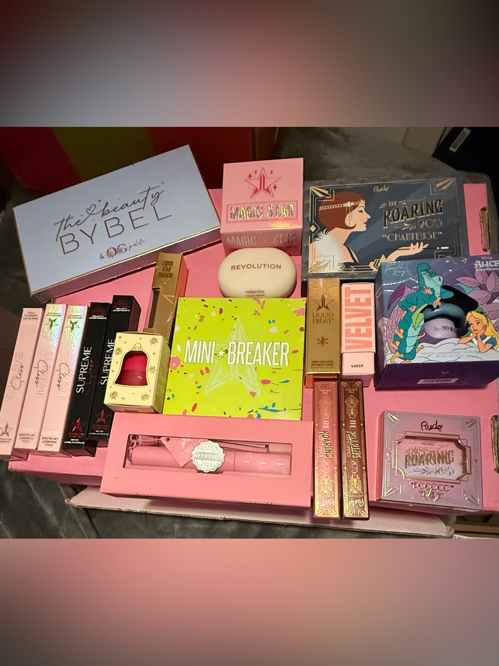Makeup Bundle 32 Pieces Jeffree Star Colourpop Revolution Rude Cosmetics Barbie